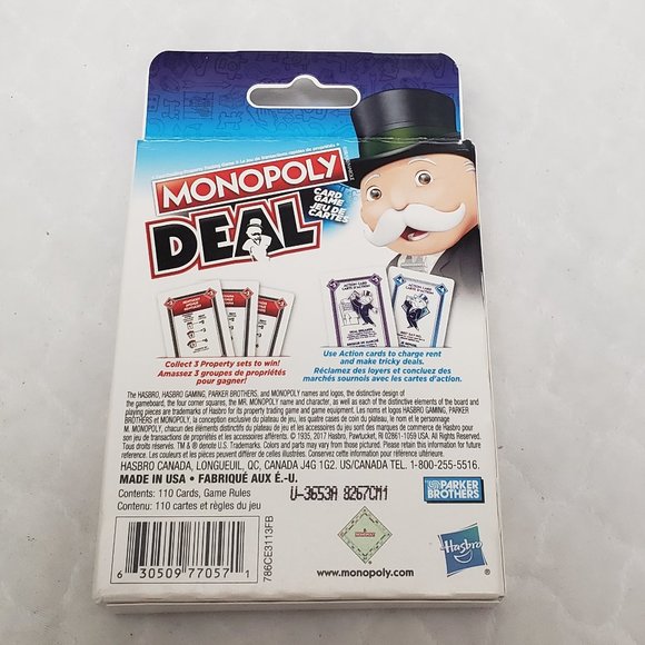 Monopoly Deal Card Game - Picture 3 of 3